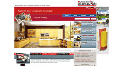 Desktop Screenshot of modernikuchyne.cz
